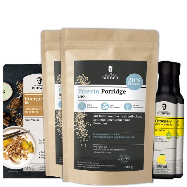 Dr. Budwig Protein Porridge Paket XL vegan glutenfrei