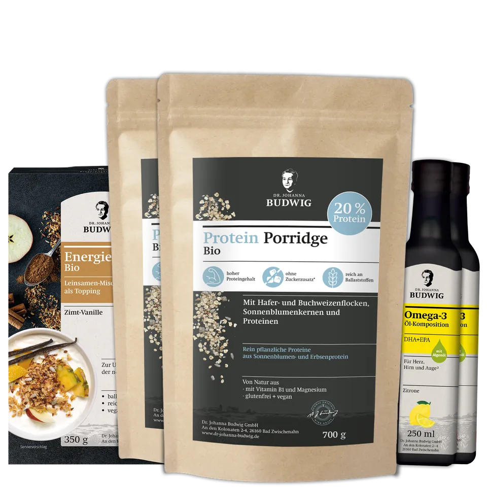 Dr. Budwig Protein Porridge Paket XL vegan glutenfrei