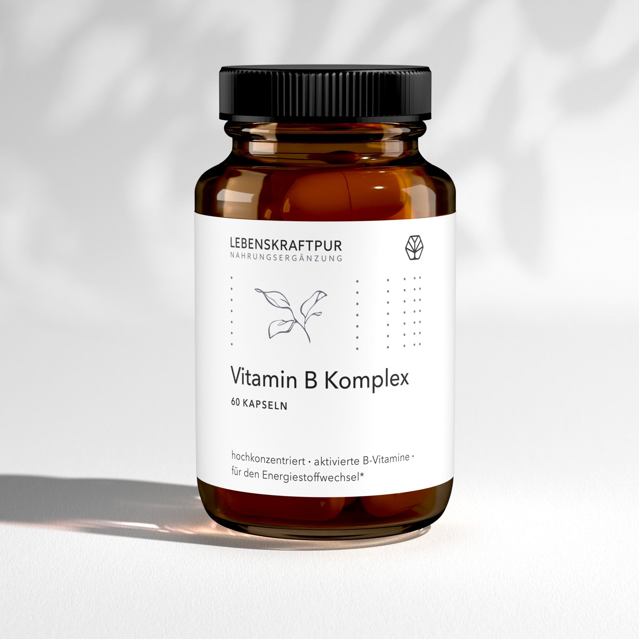 LebenskraftPur Vitamin B Komplex Kapseln alle B-Vitamine vegan