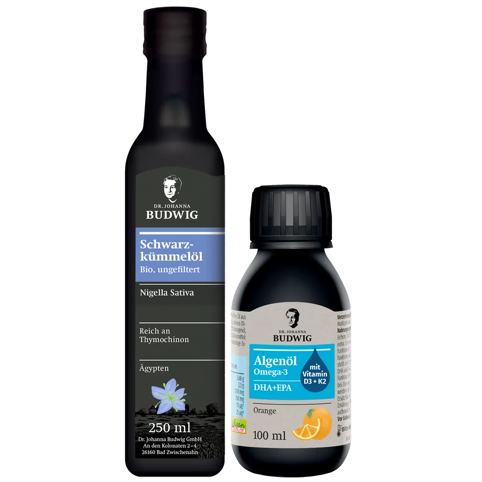 Dr. Budwig Schwarzkümmel-Omega-3 Saison-Set Öle pflanzlich
