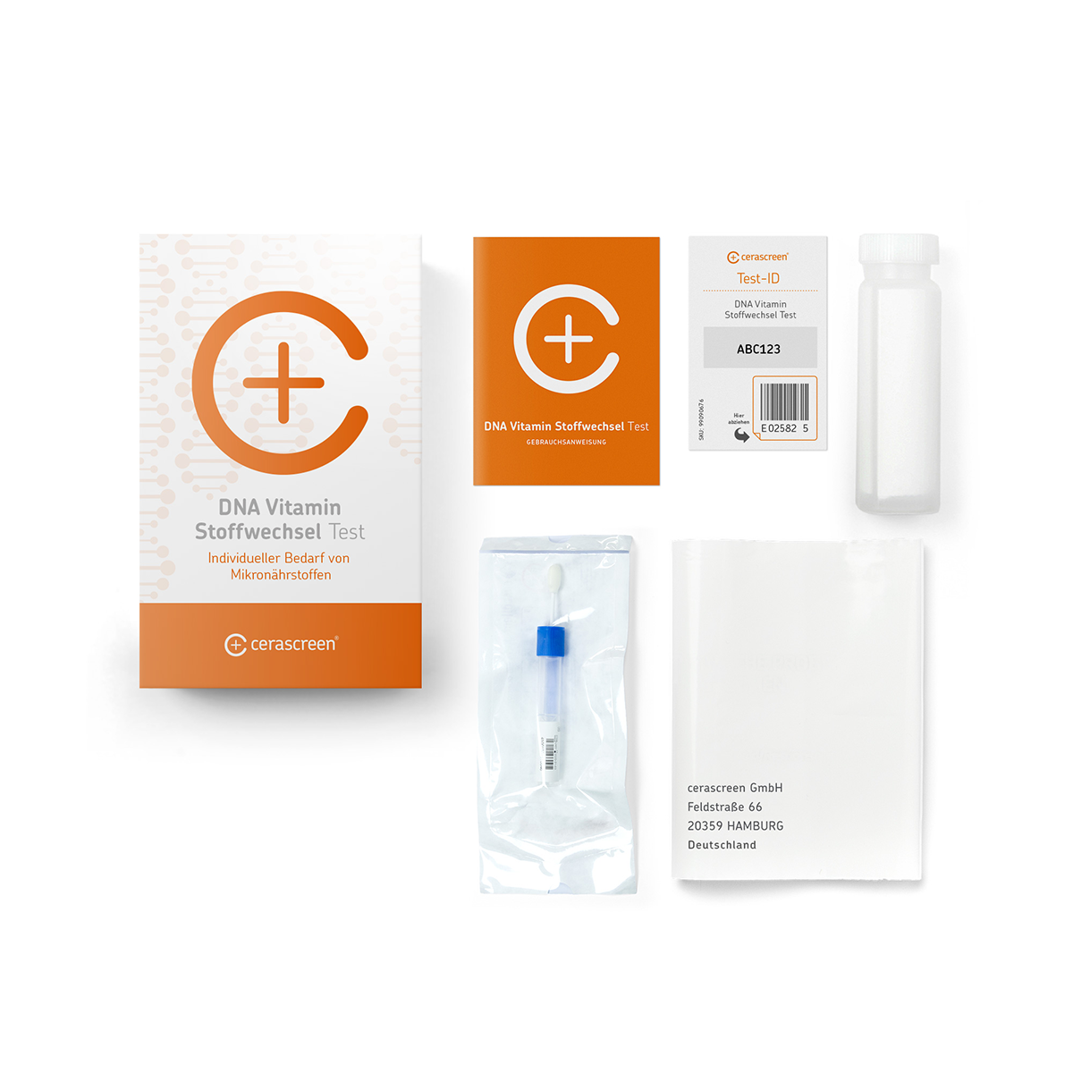 cerascreen DNA Vitamin Stoffwechsel Test Selbsttest Speichel