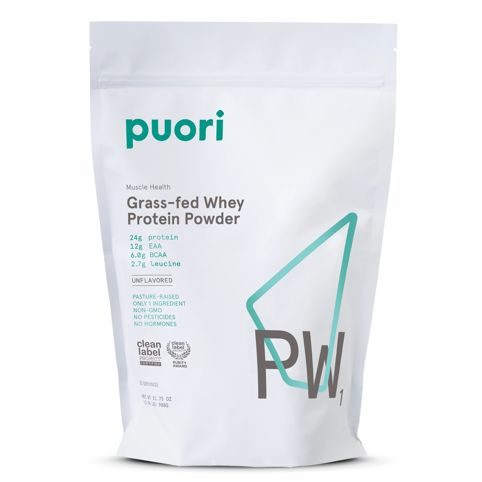 Puori PW1 Whey Protein Pulver neutral Weidehaltung
