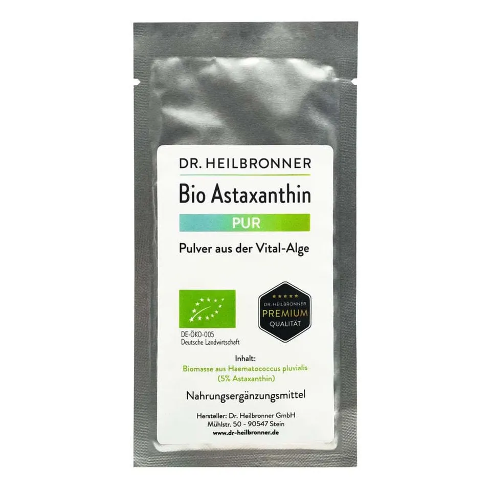 Dr. Heilbronner BIO-Astaxanthin PUR Pulver 20 g bio vegan
