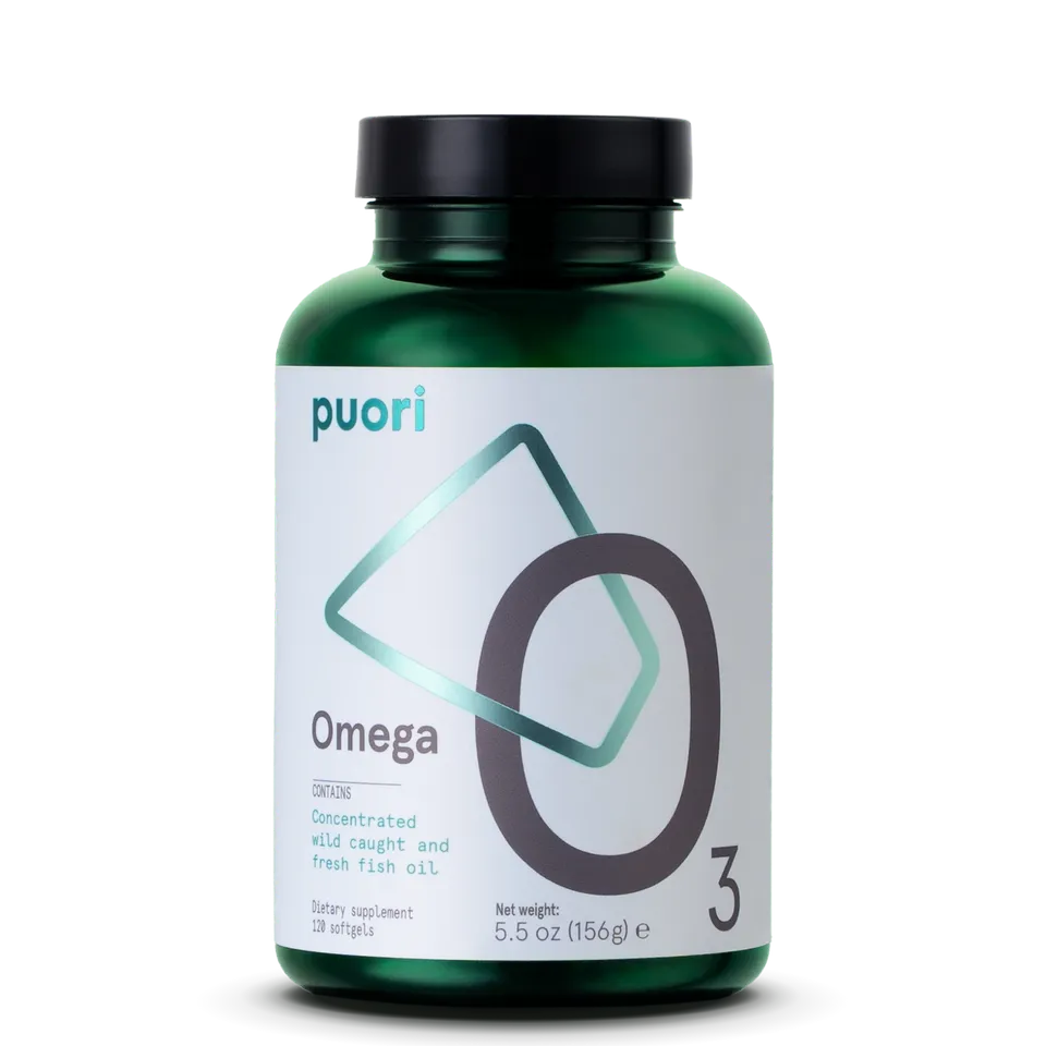 Puori O3 Omega-3 Fischöl Kapseln 120 Stück EPA DHA