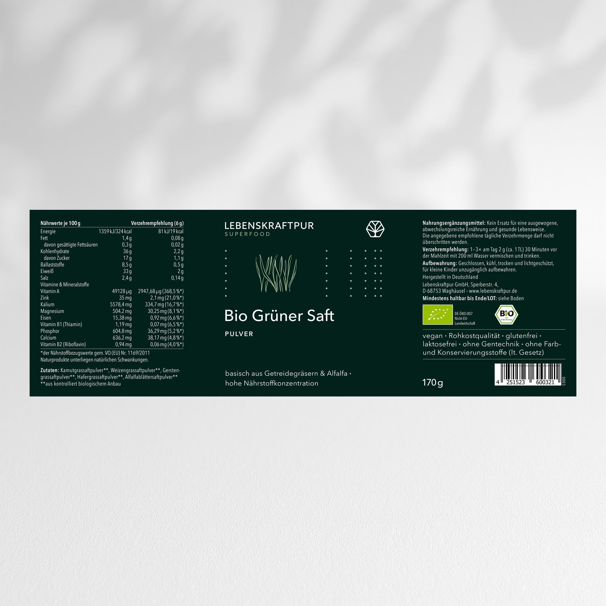 LebenskraftPur Bio360 12 Säulen Entgiftung Box Kurs-Set