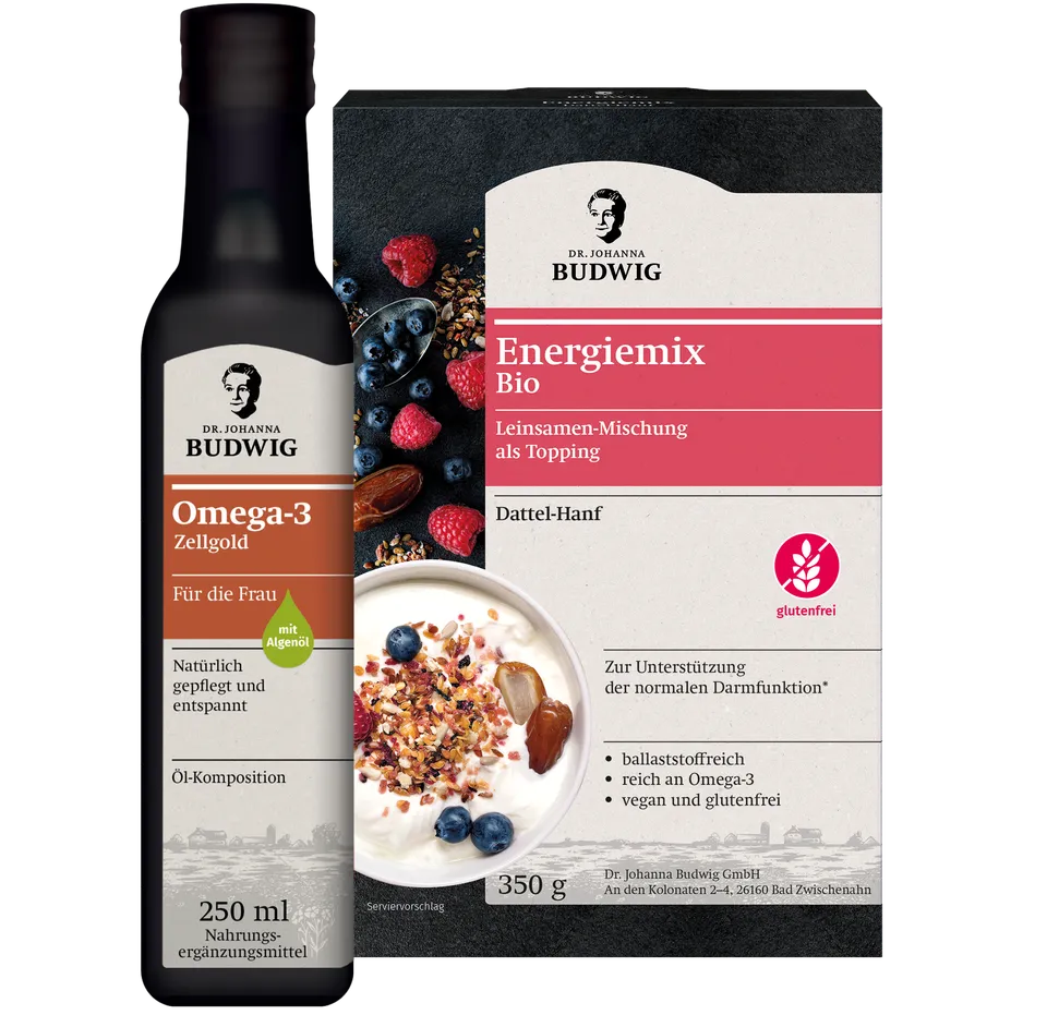 Dr. Johanna Budwig Vorteilspakete Kennenlern-Paket Frau Set Omega-3