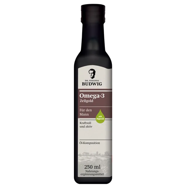 Dr. Johanna Budwig Omega-3 Öle Zellgold für den Mann Öl DHA EPA