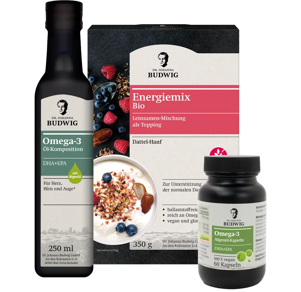 Dr. Johanna Budwig Vorteilspakete Paket Schwangere Set DHA+EPA Öl