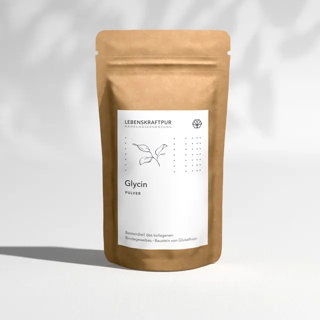 LebenskraftPur Glycin Pulver Aminosäure vegan ohne Zusätze