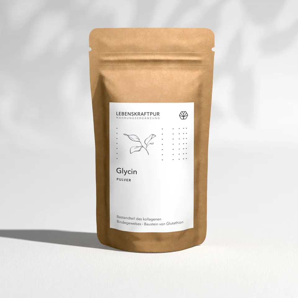 LebenskraftPur Glycin Pulver Aminosäure vegan ohne Zusätze