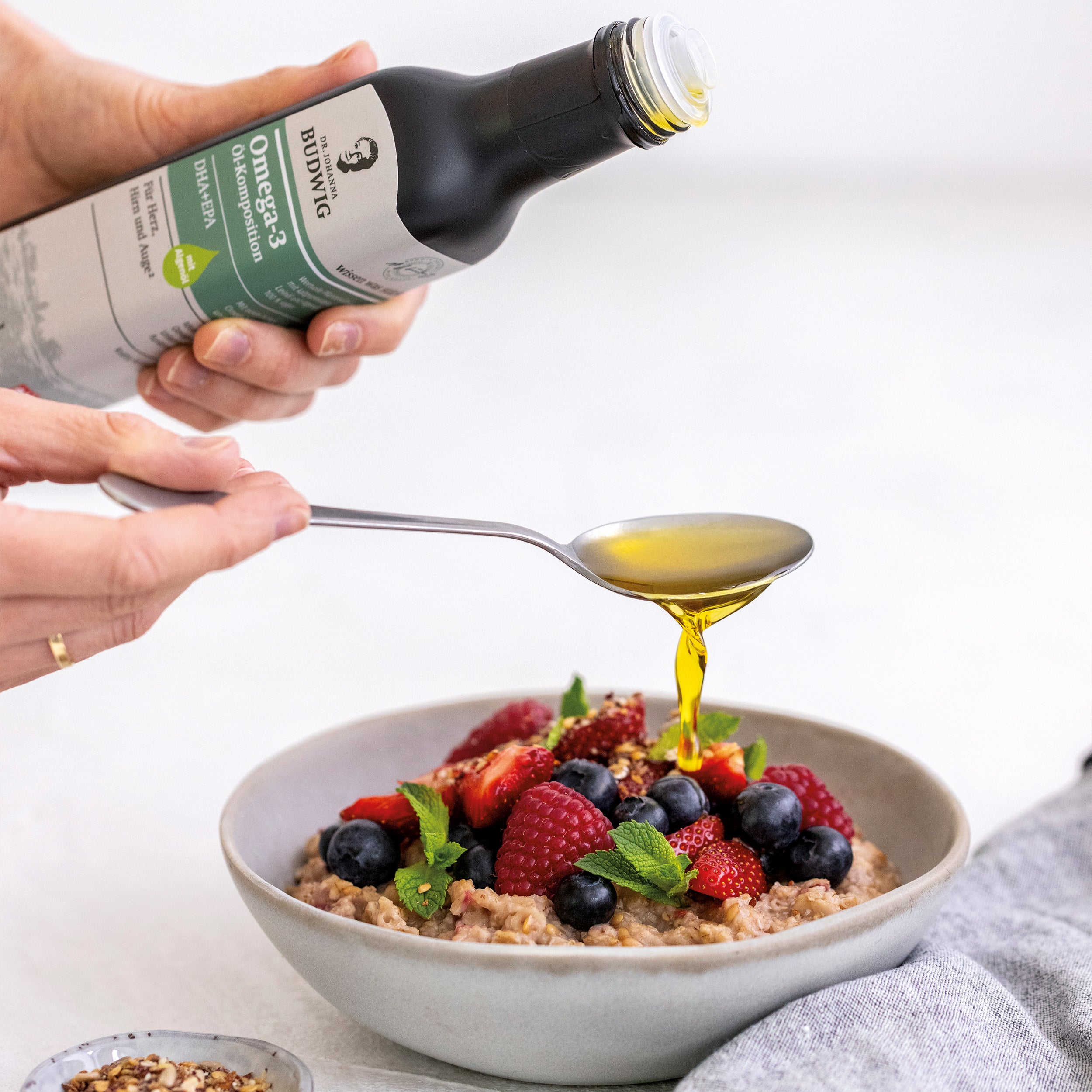 Dr. Budwig Omega-3 DHA+EPA Öl Pur 250 ml vegan