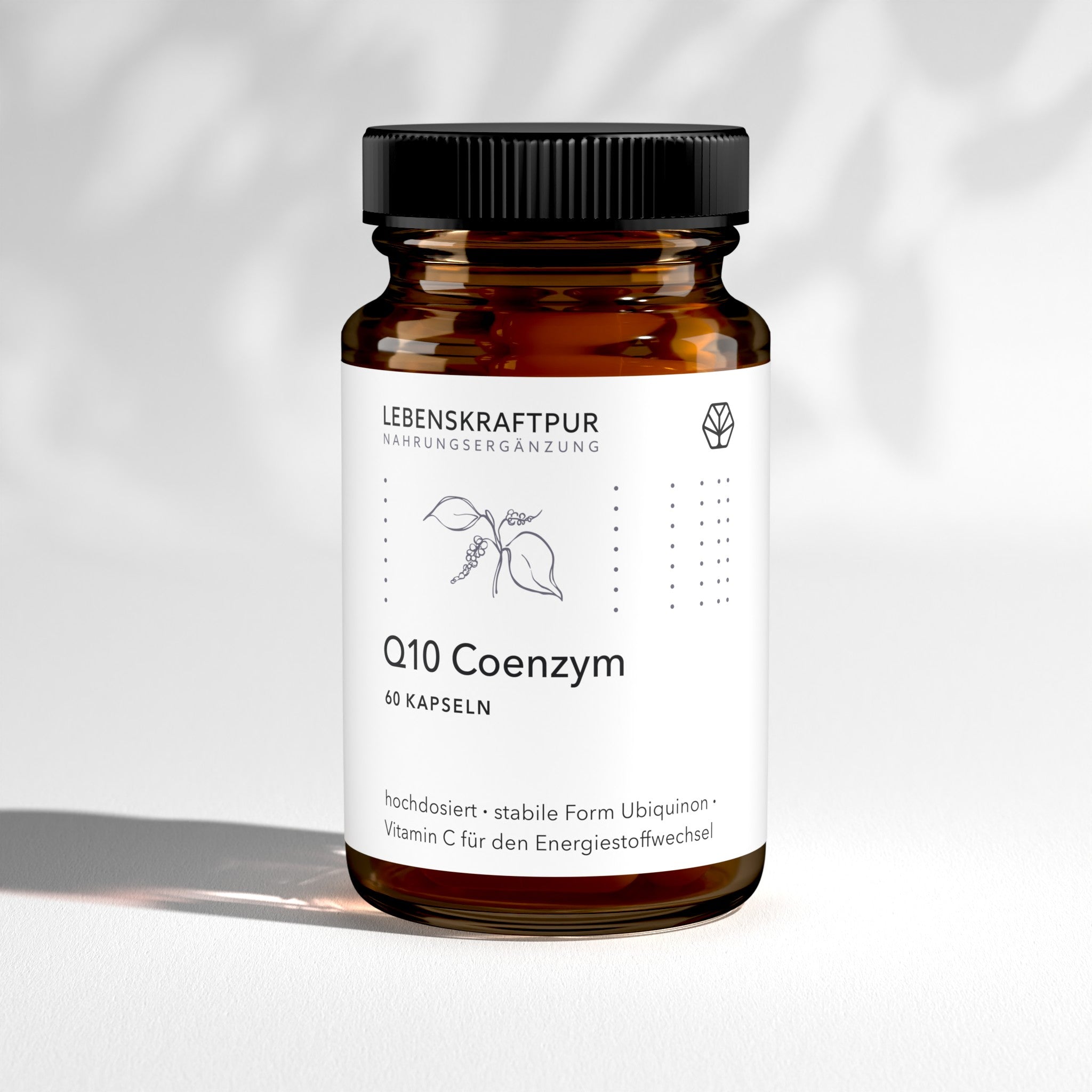 LebenskraftPur Q10 Coenzym Kapseln Ubiquinon mit Cordyceps