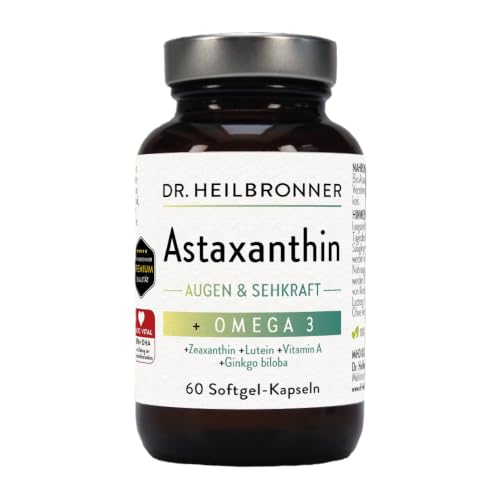 Dr. Heilbronner Omega 3 Astaxanthin Augen 60 Kapseln