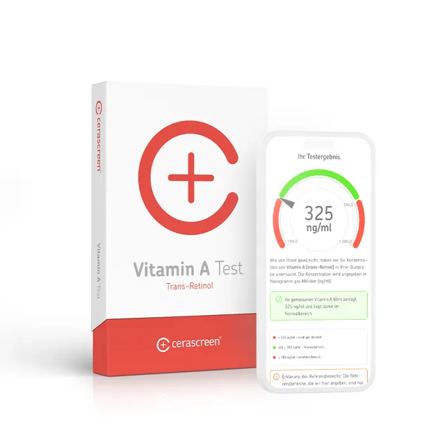cerascreen Vital Testkits Vitamin A Test Bluttest Trockenblut