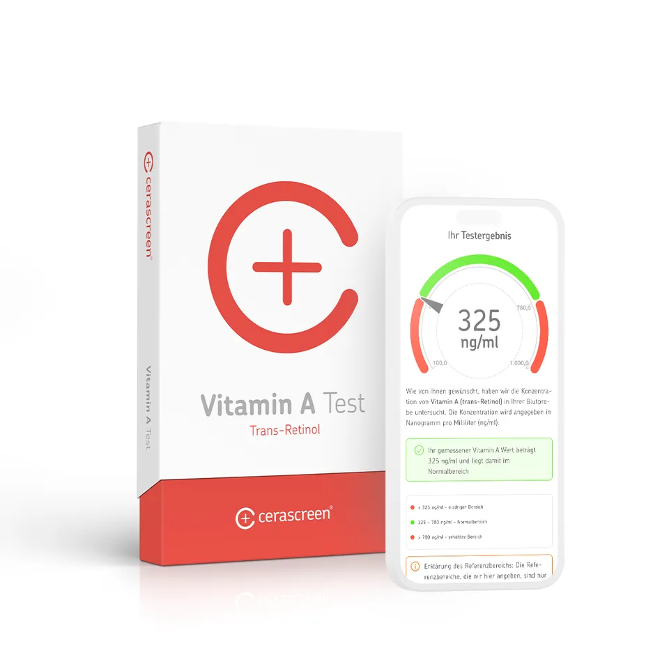 cerascreen Vital Testkits Vitamin A Test Bluttest Trockenblut
