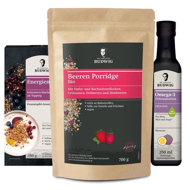 Dr. Johanna Budwig Jessis Frühstücks Paket Beeren