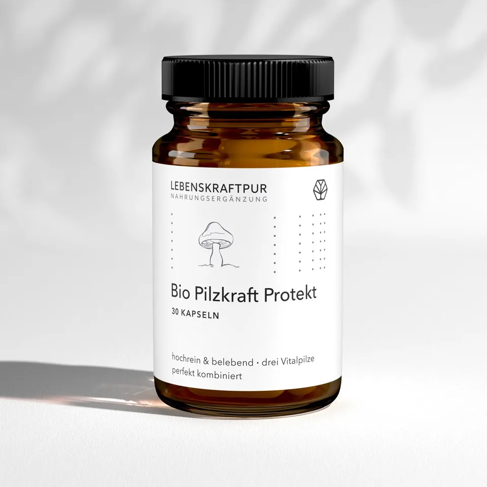 LebenskraftPur Bio Pilzkraft Protekt Kapseln 30 Kapseln Reishi