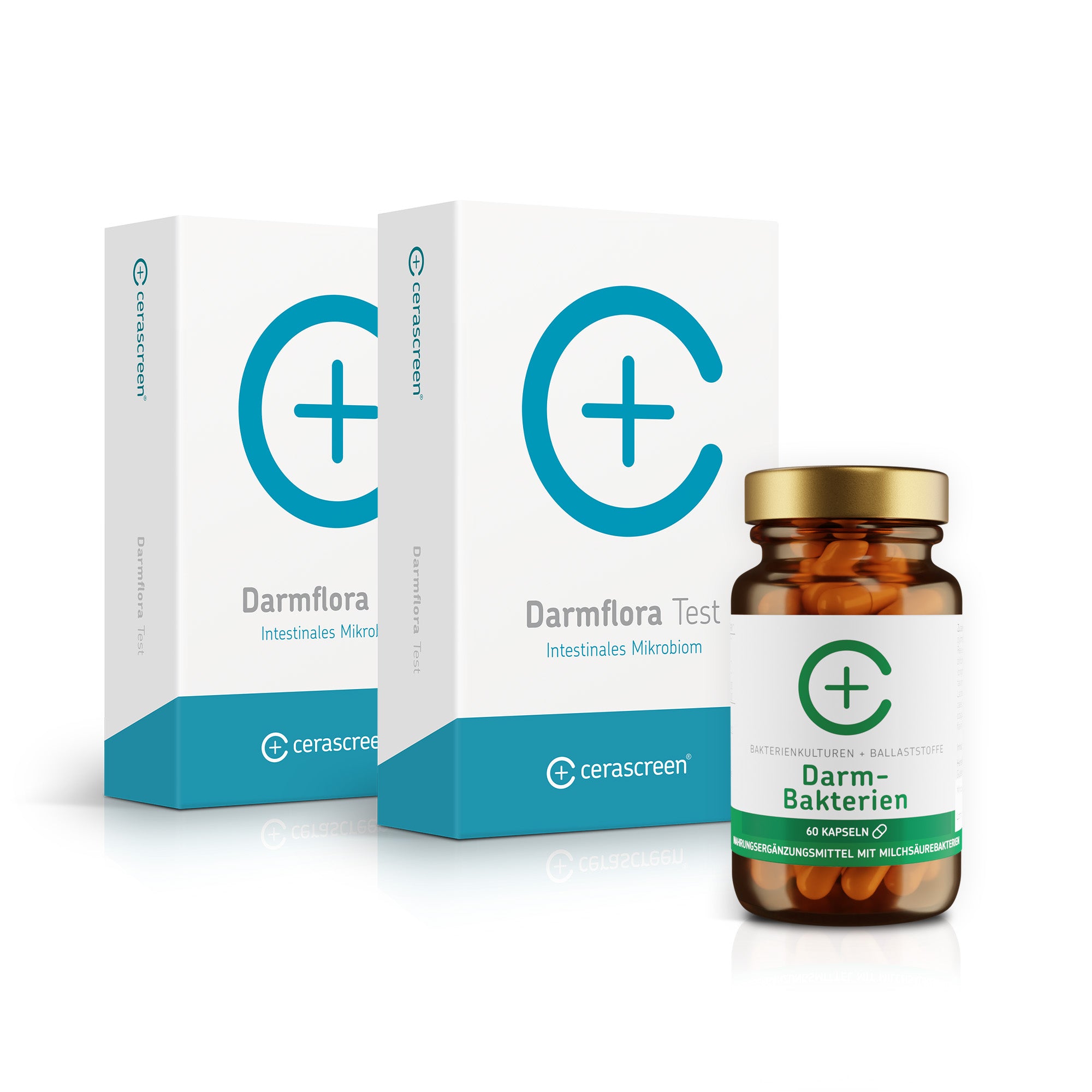 cerascreen Vital Kombi-Pakete Darmflora-Set Test Kapseln vegan