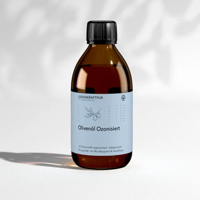LebenskraftPur Naturkosmetik Olivenöl Ozonisiert Öl Bio vegan