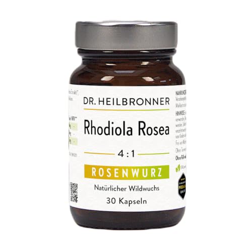 Dr. Heilbronner Vitalstoffe Rhodiola Kapseln 30 vegan 4:1