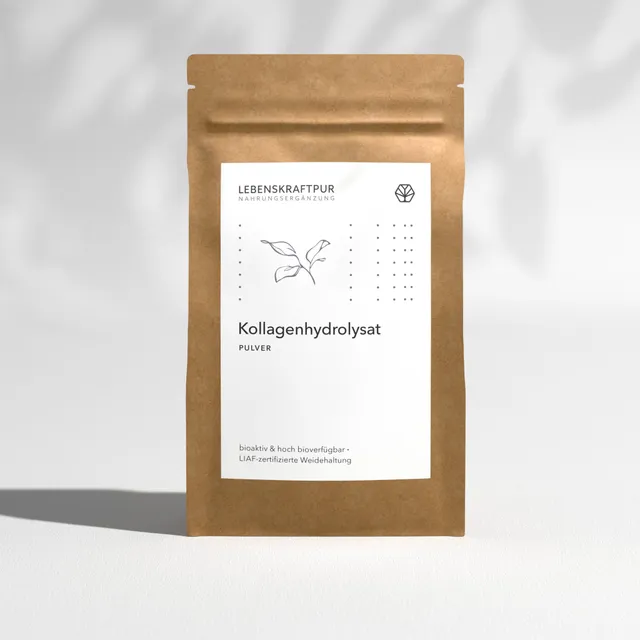 LebenskraftPur Kollagenhydrolysat Pulver 600 g Rind pur