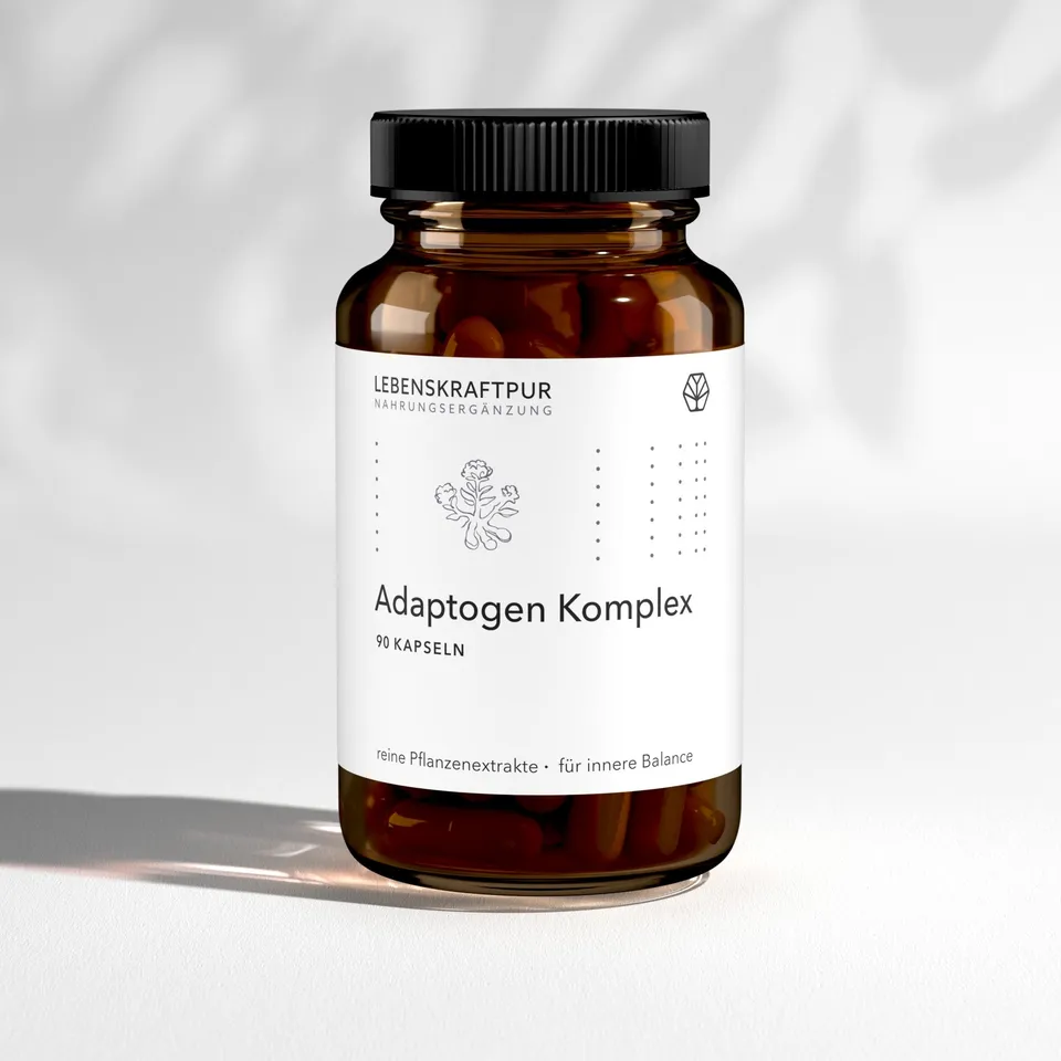 Lebenskraftpur Adaptogen Komplex Kapseln Ashwagandha