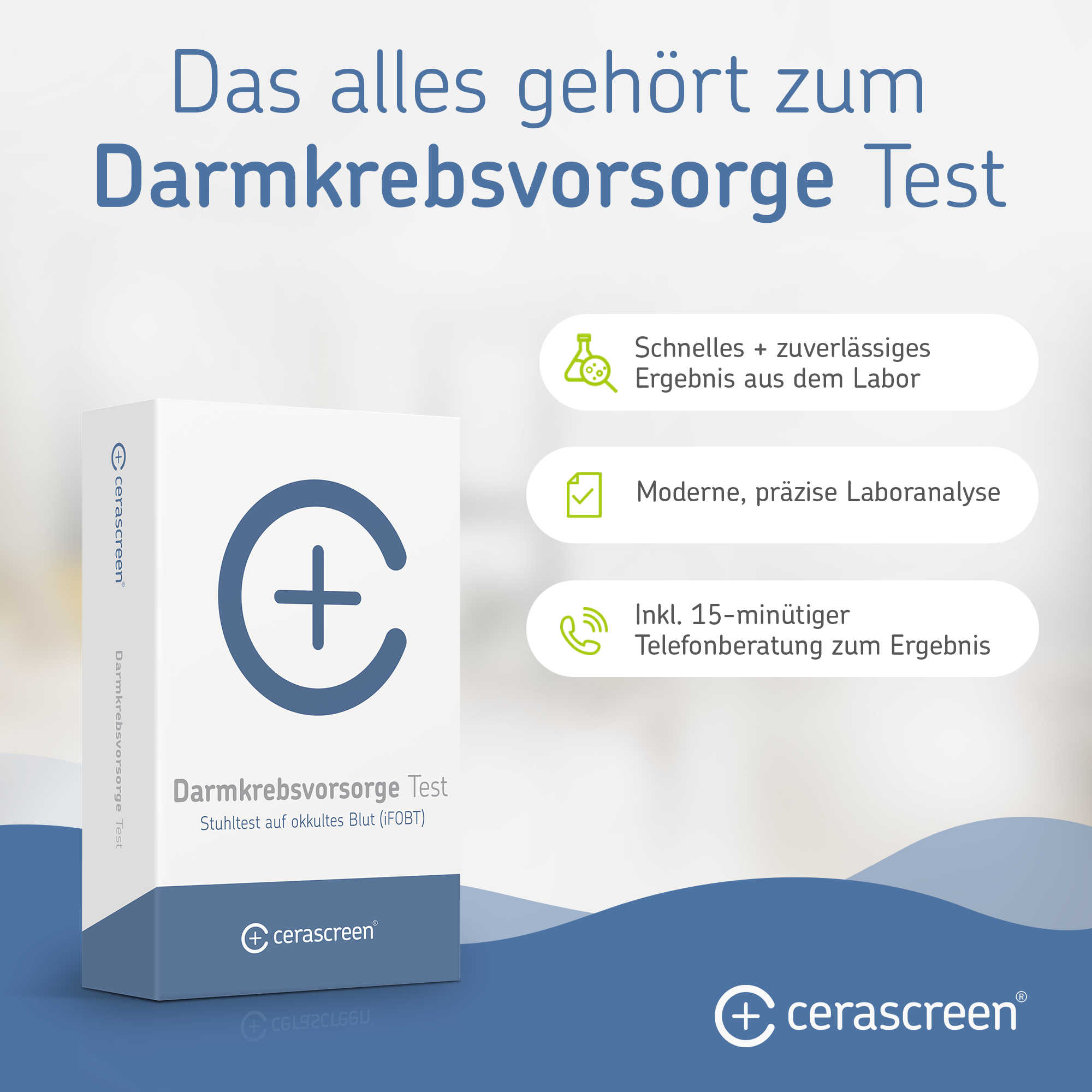 cerascreen Vital Darmkrebsvorsorge Test Stuhltest