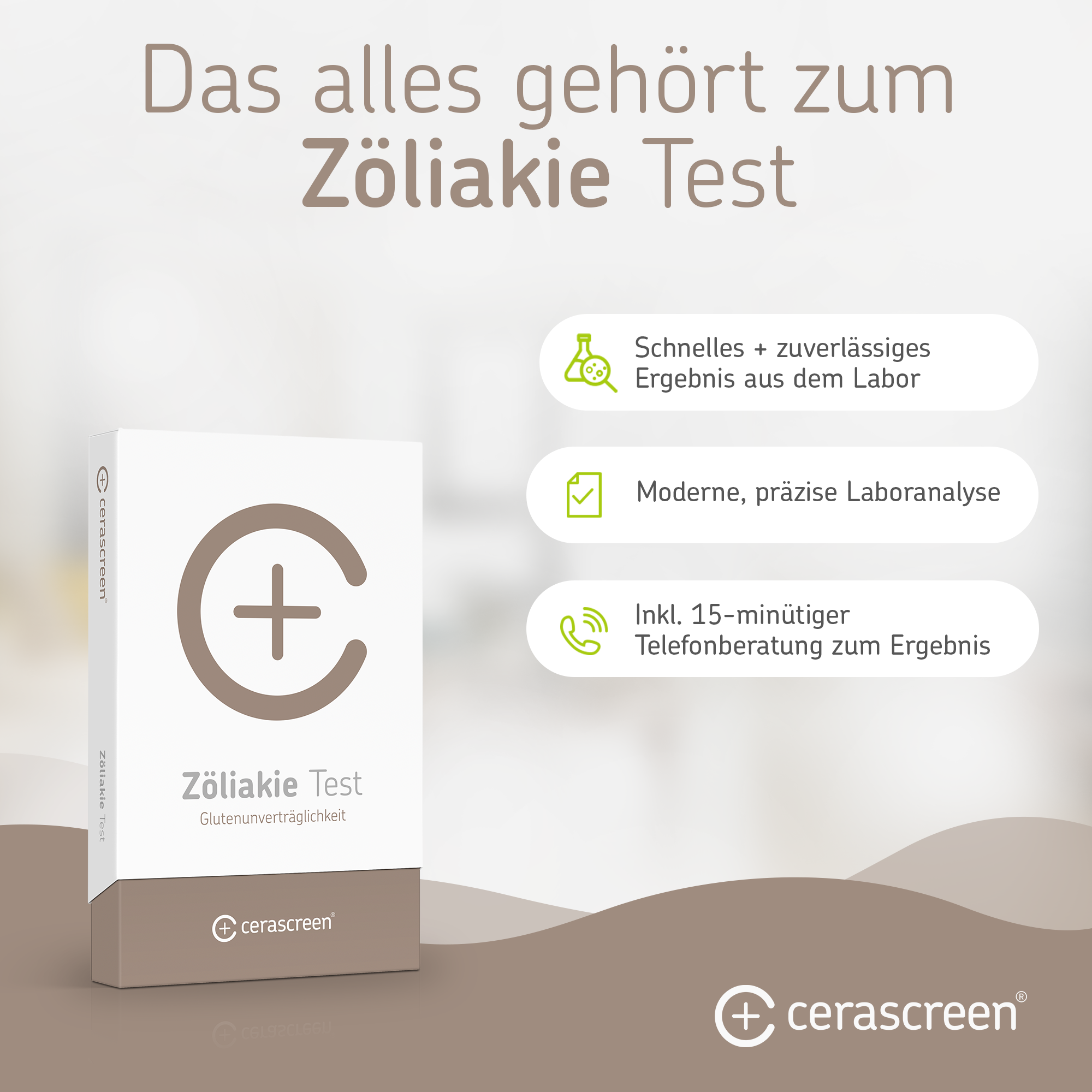 cerascreen Testkits Zöliakie Test Bluttest Gluten