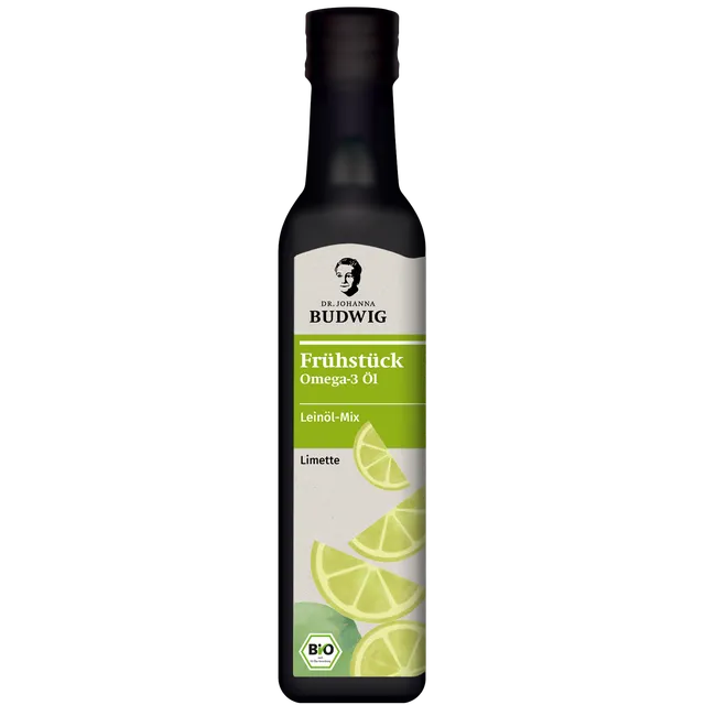 Dr. Johanna Budwig Omega-3 Öle Frühstücksöl Limette Öl mit ALA