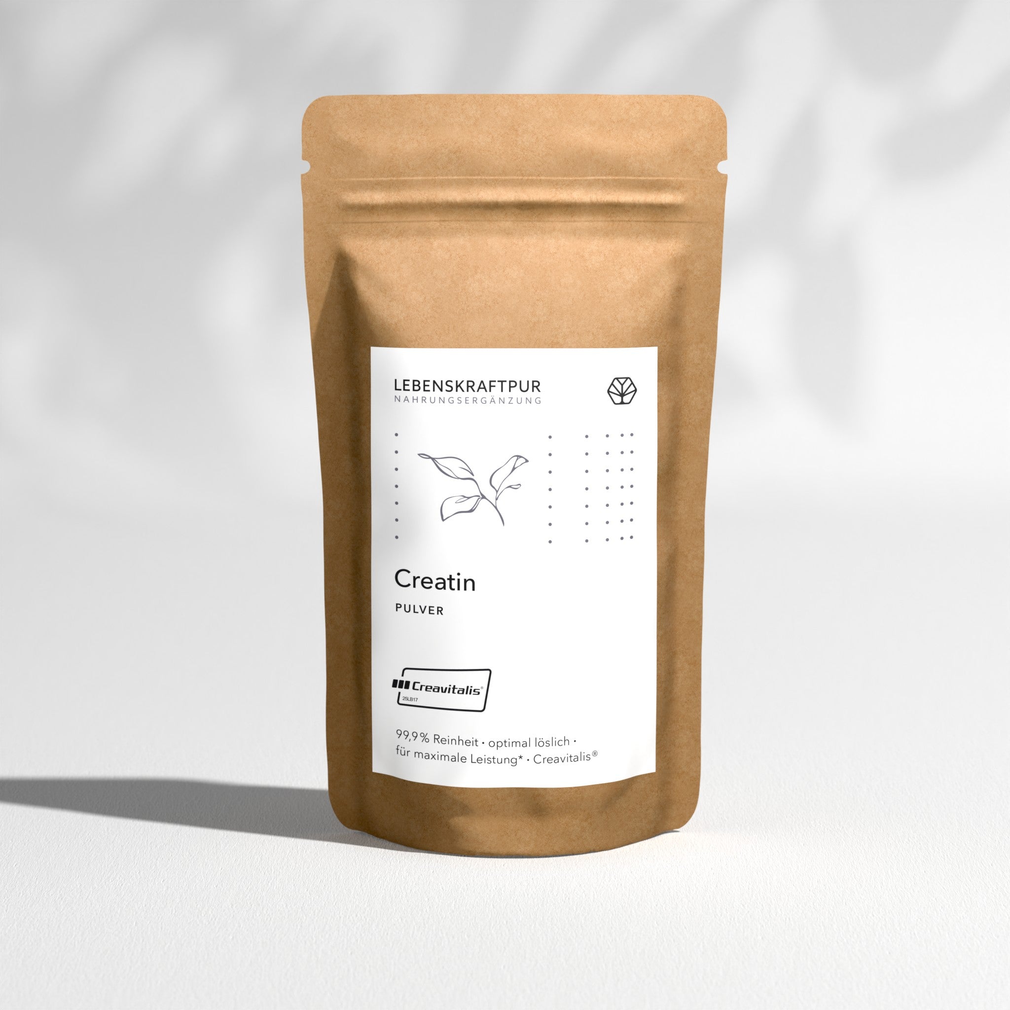 LebenskraftPur Creatin Monohydrat Pulver 100 g Creavitalis vegan