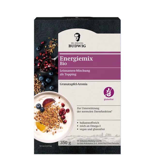 Dr. Johanna Budwig Energiemix Granatapfel-Aronia 350 g