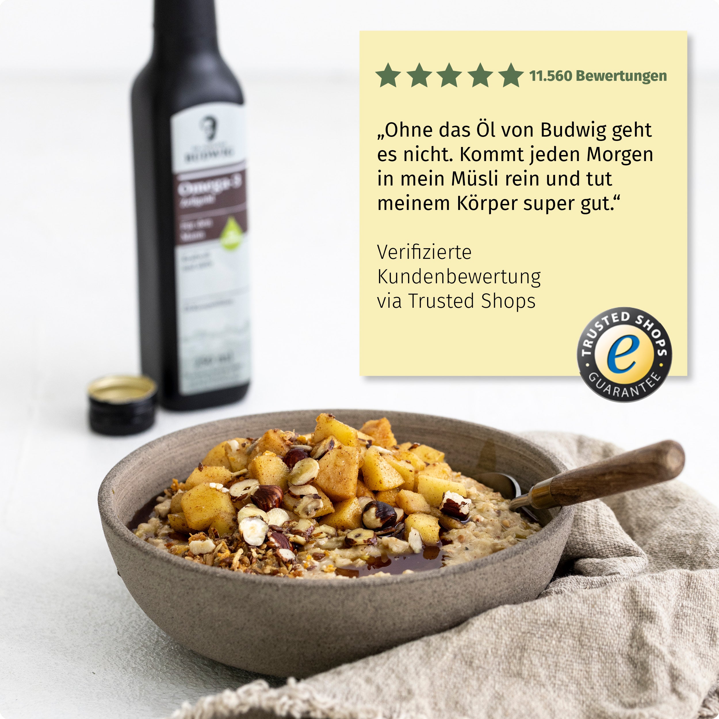 Dr. Johanna Budwig Omega-3 Öle Zellgold für den Mann Öl DHA EPA