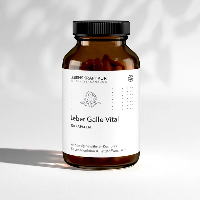 LebenskraftPur Leber Galle Vital Kapseln Mariendistel Cholin