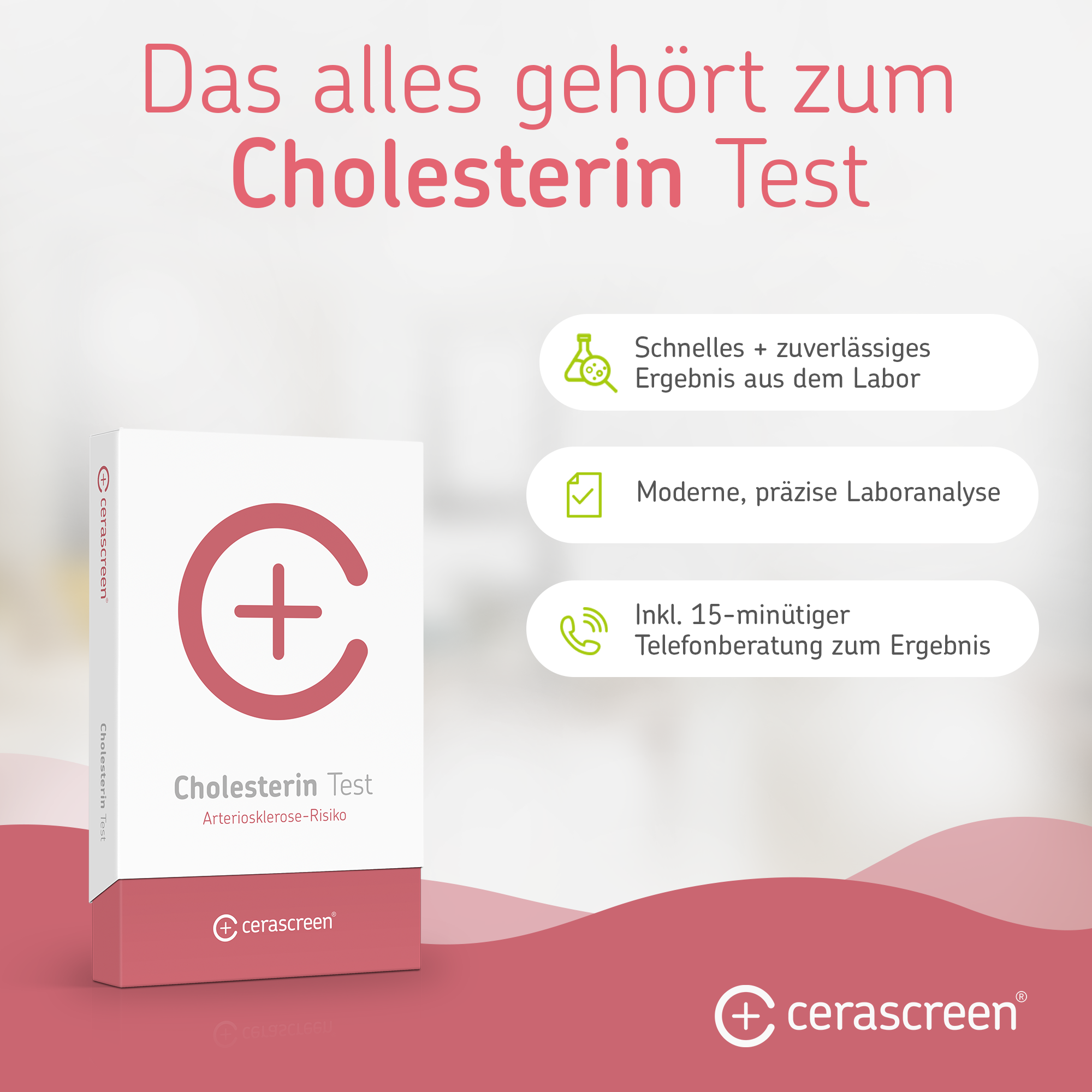 cerascreen Vital Cholesterin Test Bluttest Selbsttest