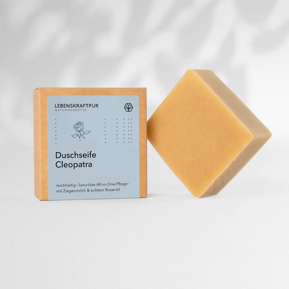 LebenskraftPur Naturkosmetik Duschseife Cleopatra Ziegenmilch