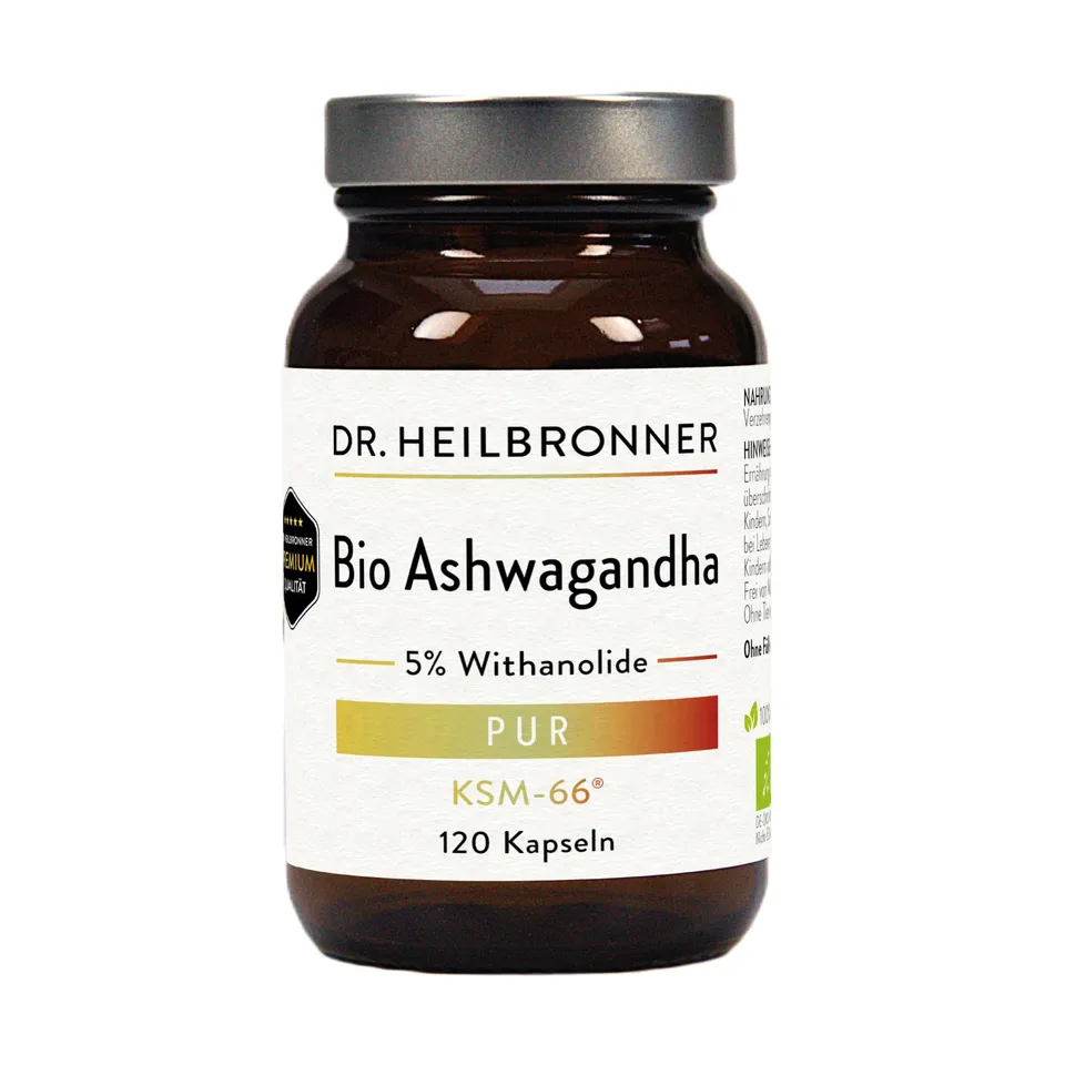 Dr. Heilbronner Bio Ashwagandha KSM-66 Kapseln 120 Stk