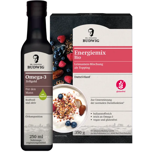 Dr. Johanna Budwig Kennenlern-Paket für den Mann Set Omega-3