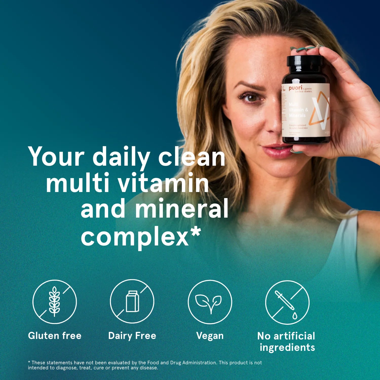 Puori V Multivitamin Mineralien vegan 13 Vitamine 9 Mineralien