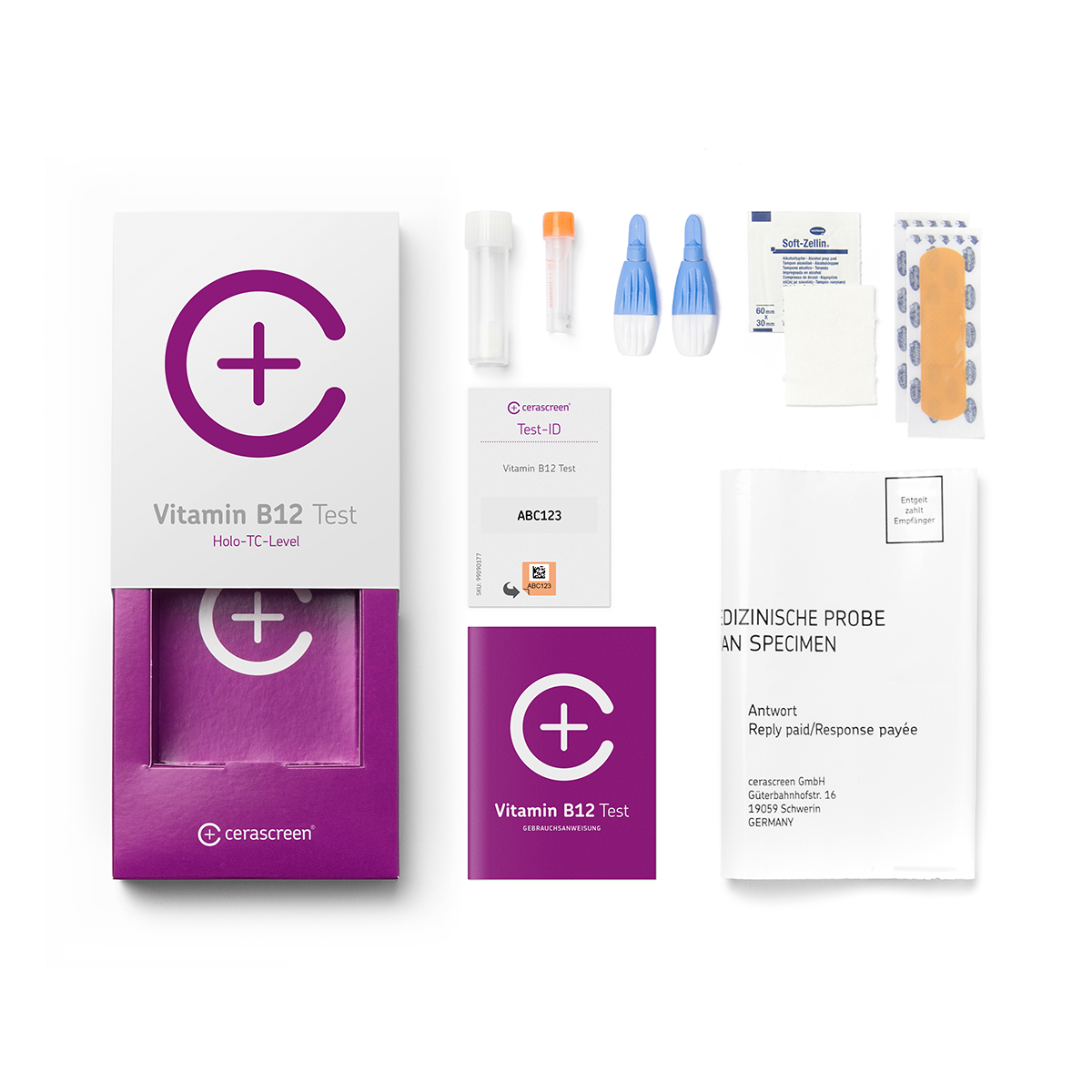 cerascreen Vitamin B12 Test Bluttest Doppelpackung 2er