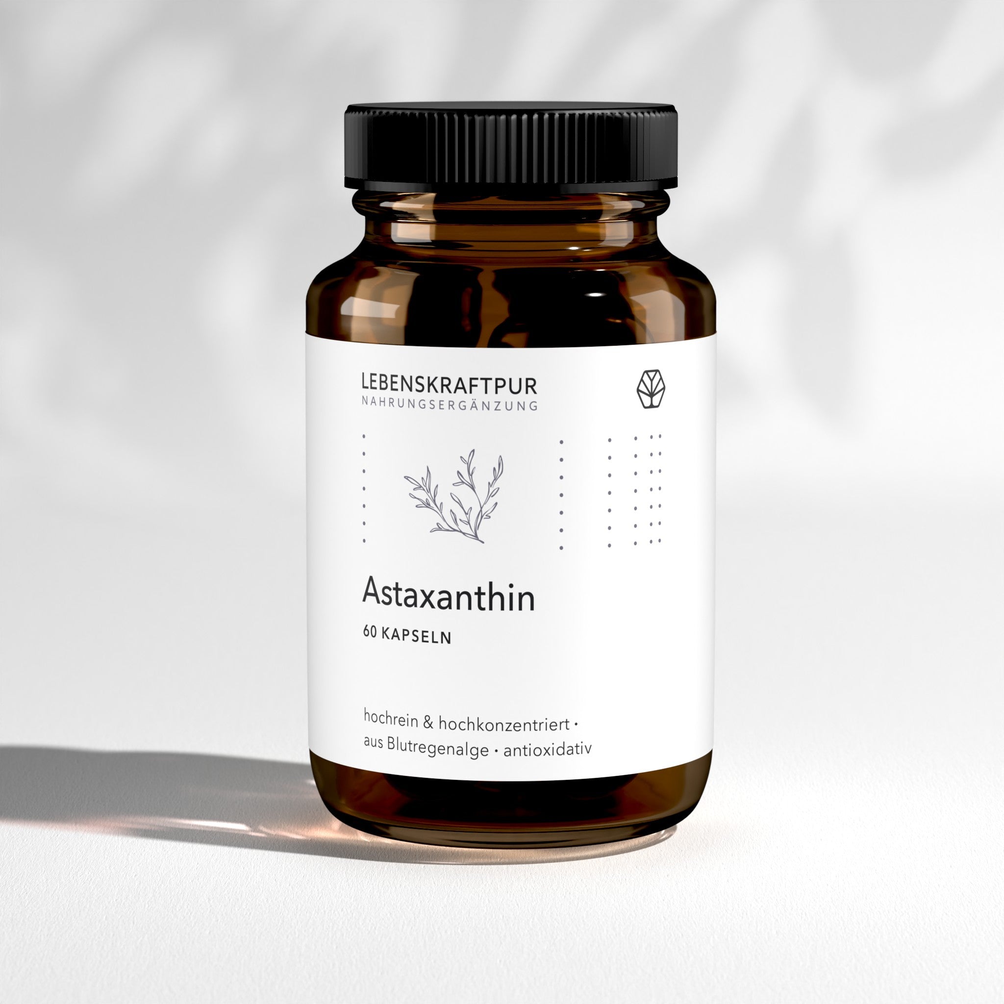 LebenskraftPur Astaxanthin Kapseln 12 mg 60 Kapseln vegan
