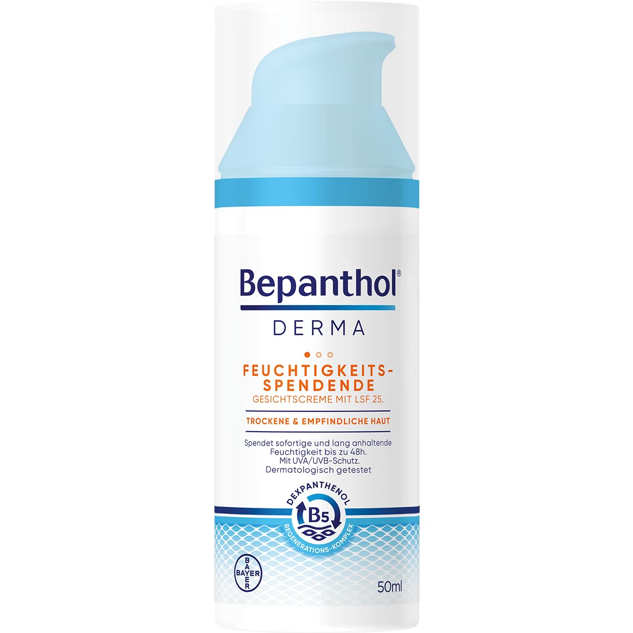 Bepanthol Derma Gesichtscreme LSF 25 50ml trockene Haut