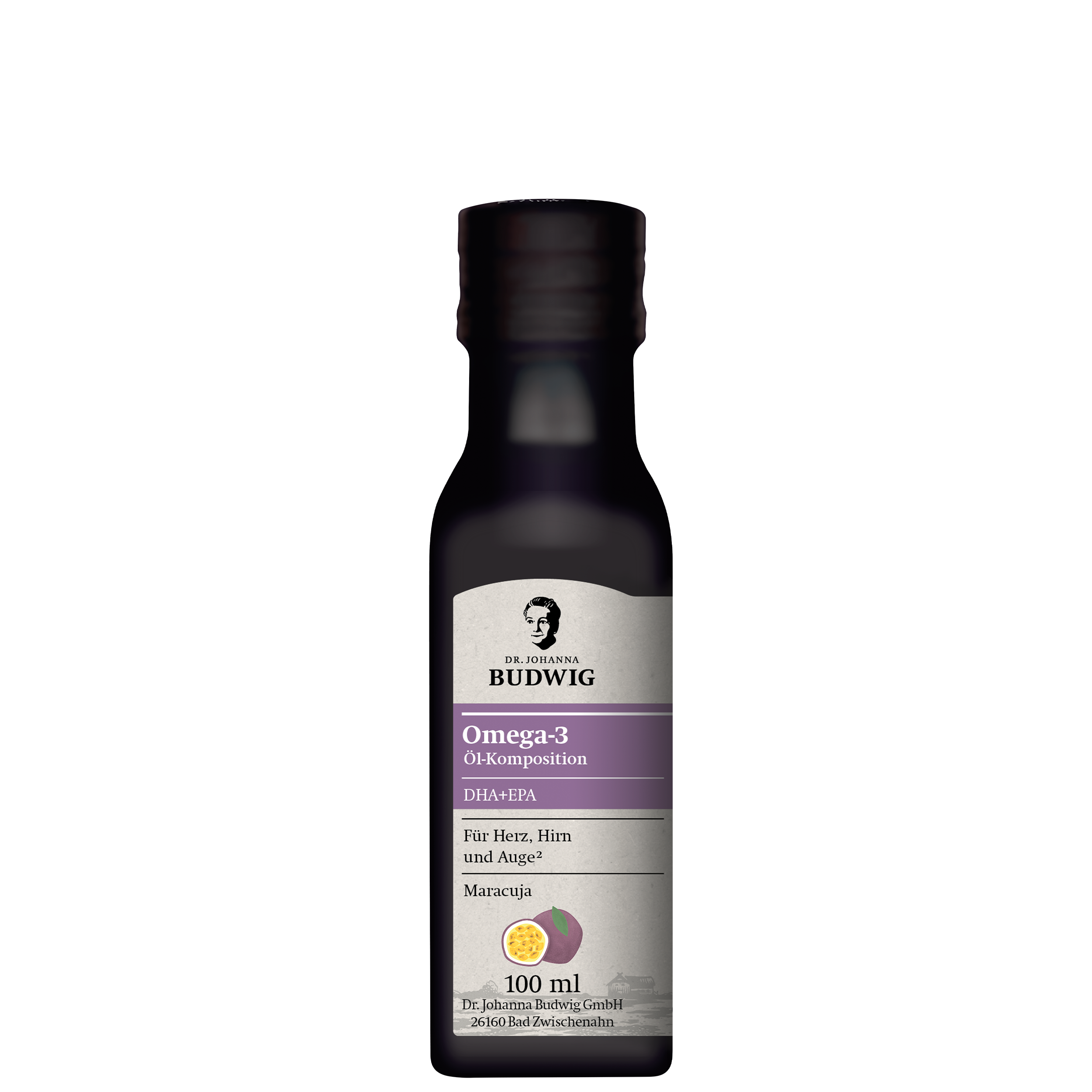 Dr. Johanna Budwig Omega-3 DHA EPA Öl Maracuja 100 ml
