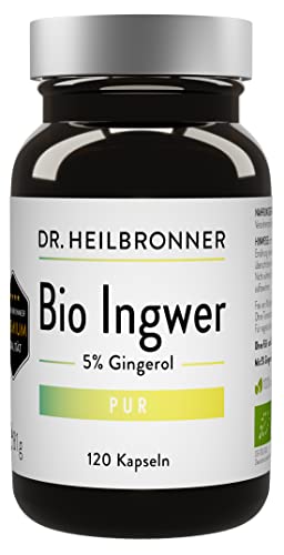 Dr. Heilbronner Vitalstoffe Bio Ingwer Kapseln 120 vegan bio
