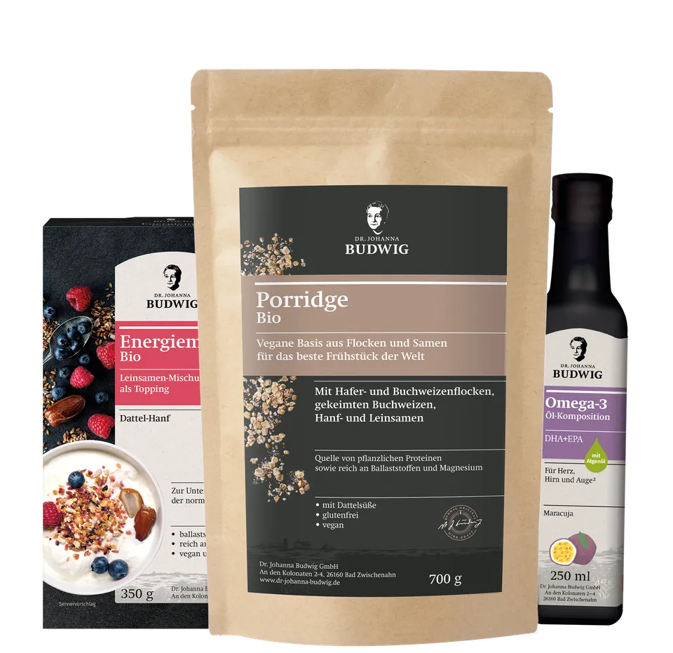 Dr. Johanna Budwig Vorteilspakete Porridge Kennenlern-Paket Protein
