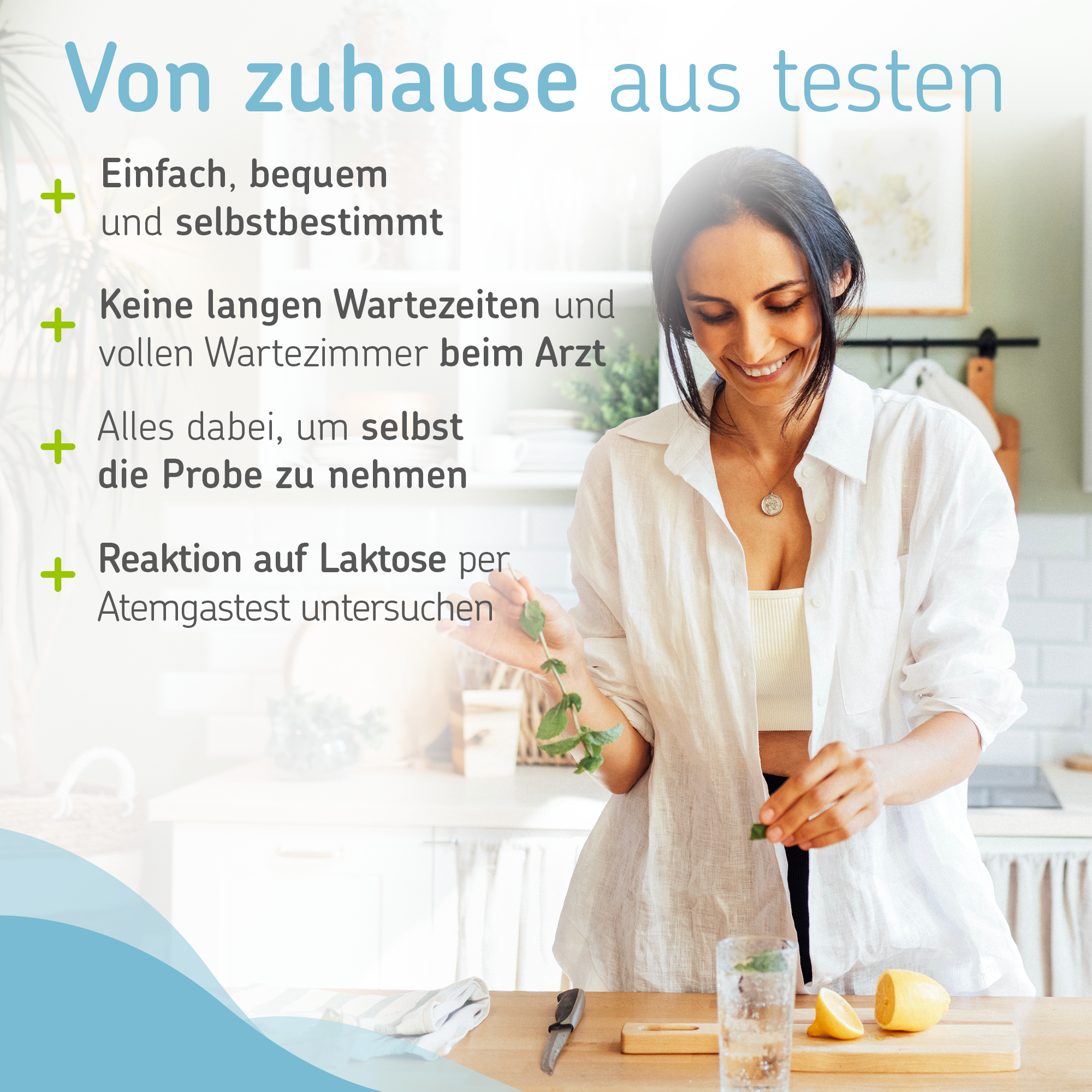 cerascreen Laktoseintoleranz Test Atemtest Wasserstoff Zuhause