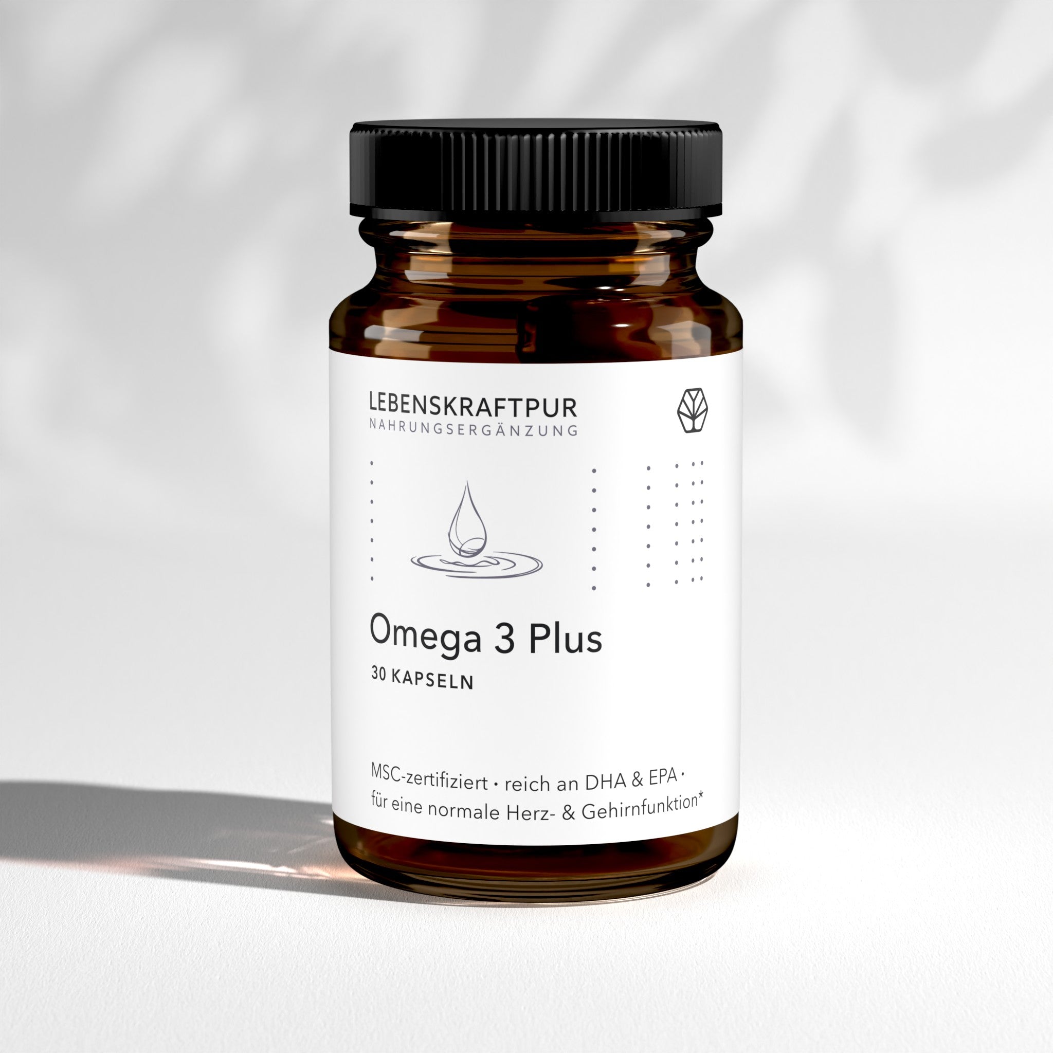 Lebenskraftpur Omega 3 Plus Kapseln 120 Kapseln mit EPA DHA