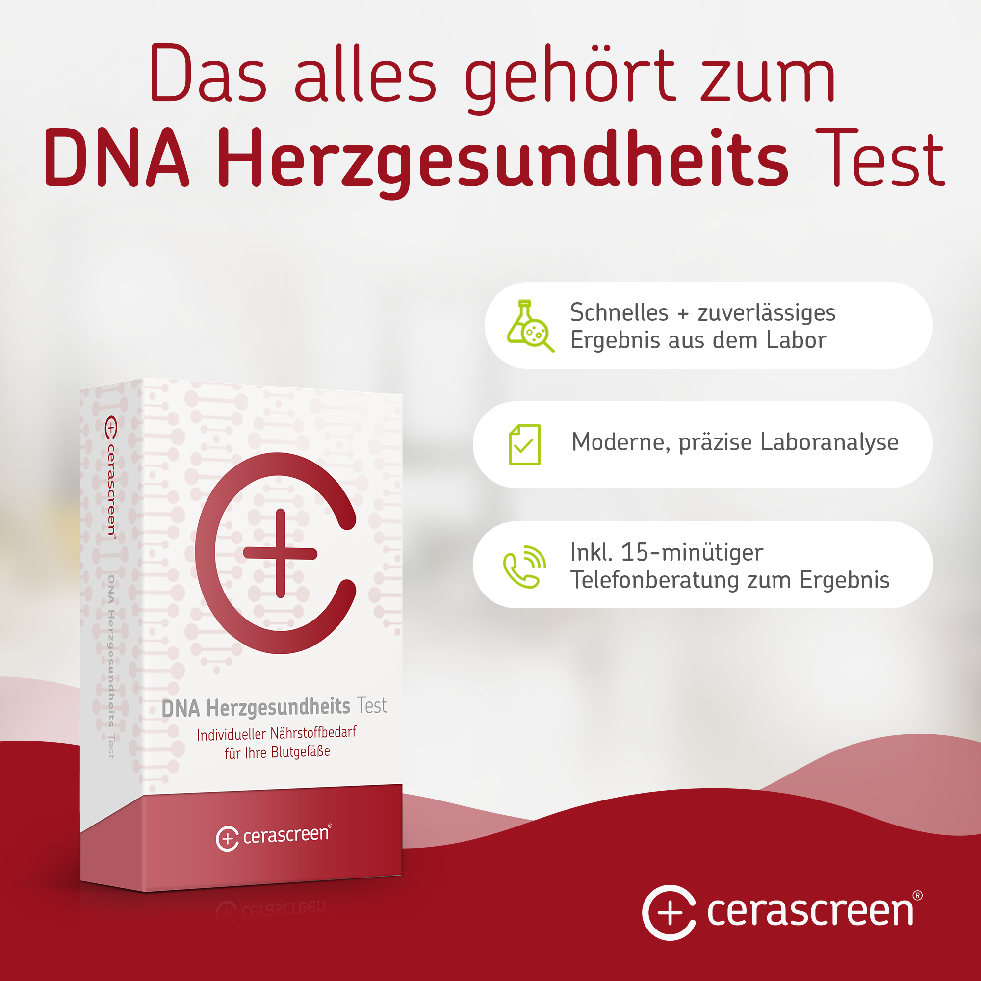 cerascreen Vital DNA Herzgesundheits Test Selbsttest