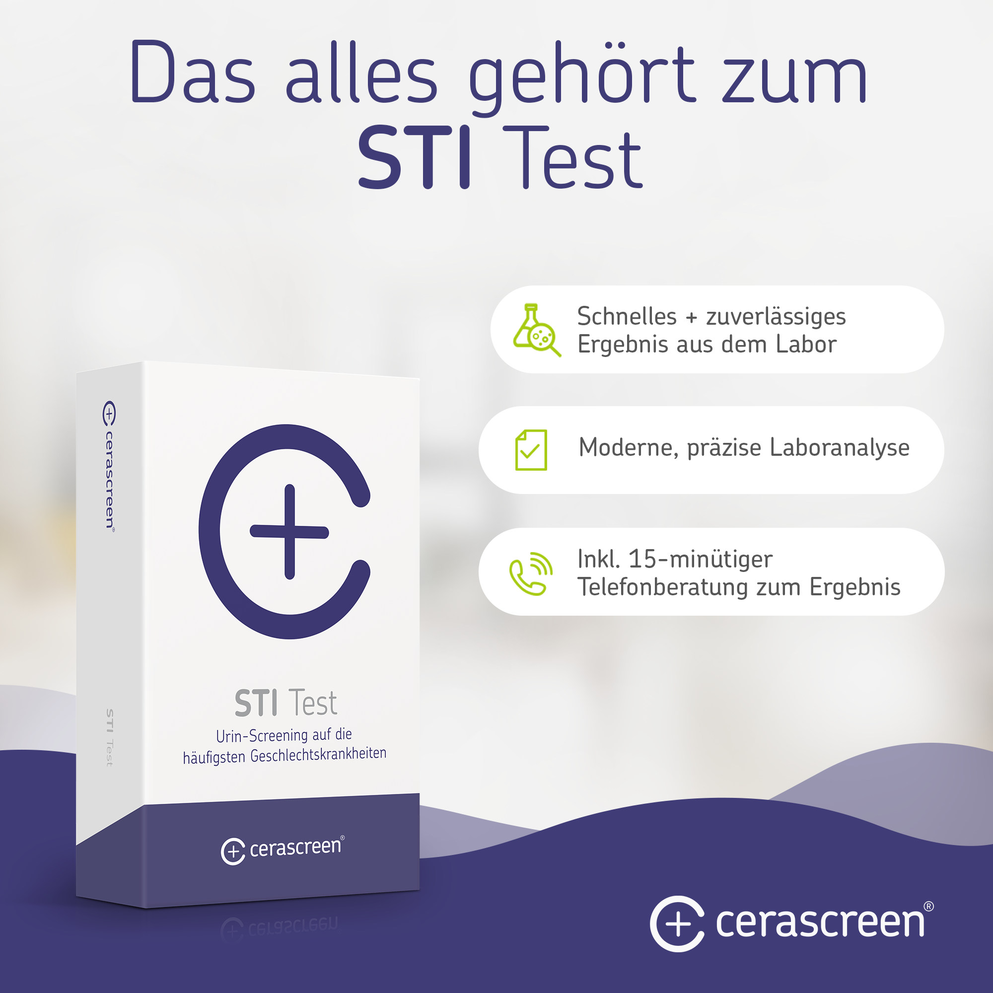 cerascreen Testkits STI Test Urintest 7 Erreger