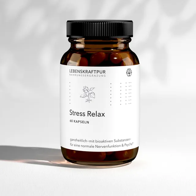 LebenskraftPur Stress Relax Kapseln Adaptogene Magnesium