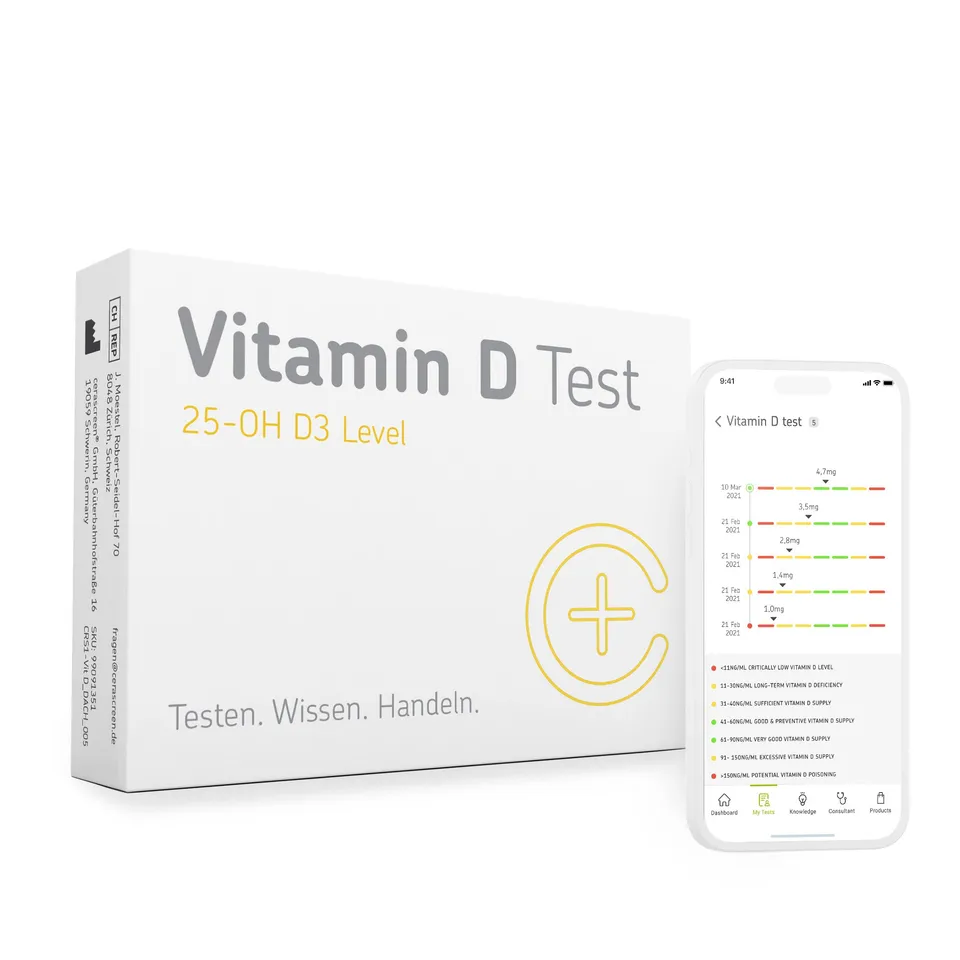 cerascreen Vital Testkits Vitamin D Test Bluttest Einzelpackung